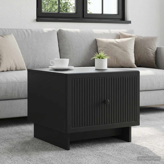 Couchtisch Schwarz 49 x 50 x 40 cm Holzwerkstoff