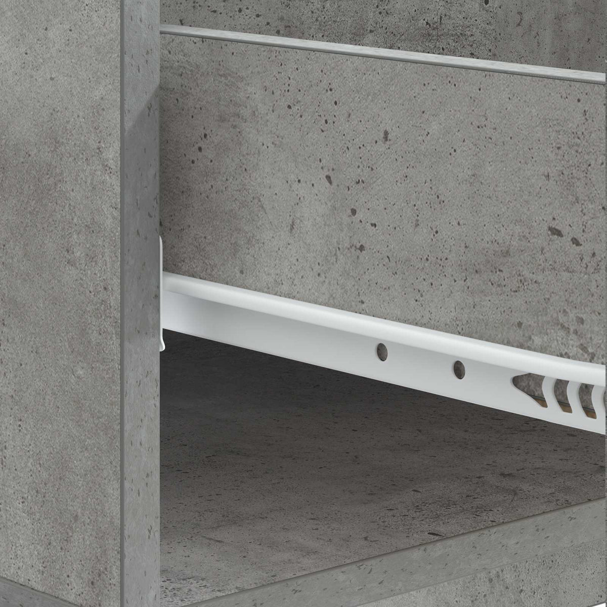 Couchtisch Betongrau 49 x 50 x 40 cm Holzwerkstoff