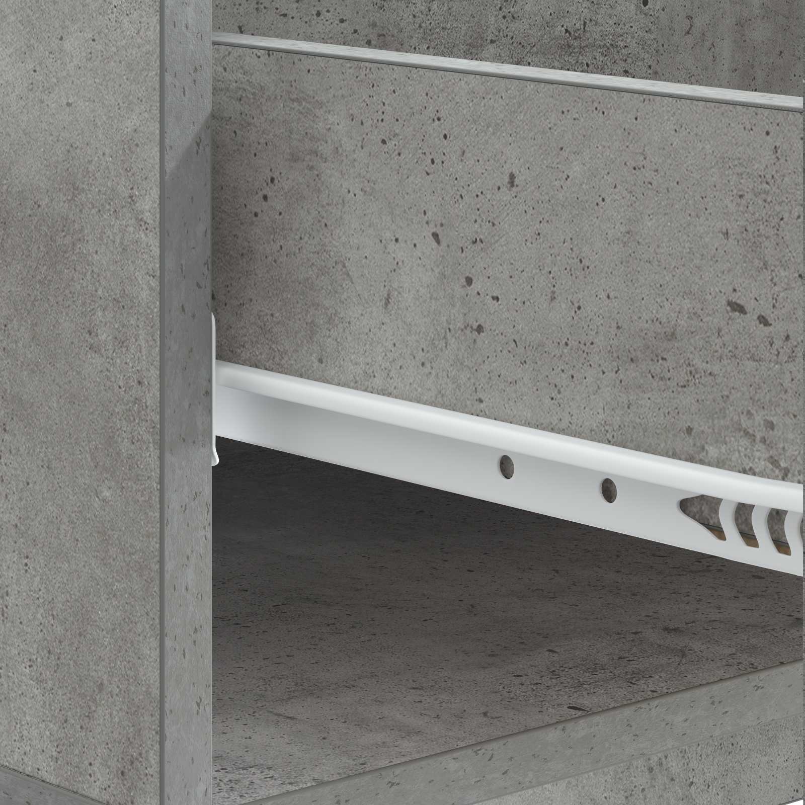 Couchtisch Betongrau 49 x 50 x 40 cm Holzwerkstoff