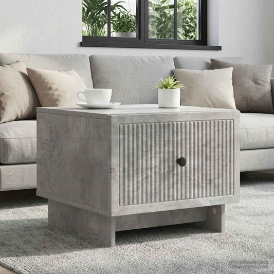 Couchtisch Betongrau 49 x 50 x 40 cm Holzwerkstoff