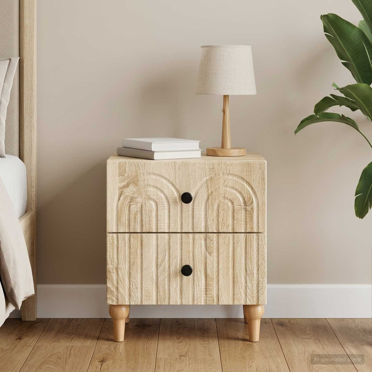 Nachttisch Sonoma-Eiche 43 x 34,5 x 48 cm Holzwerkstoff