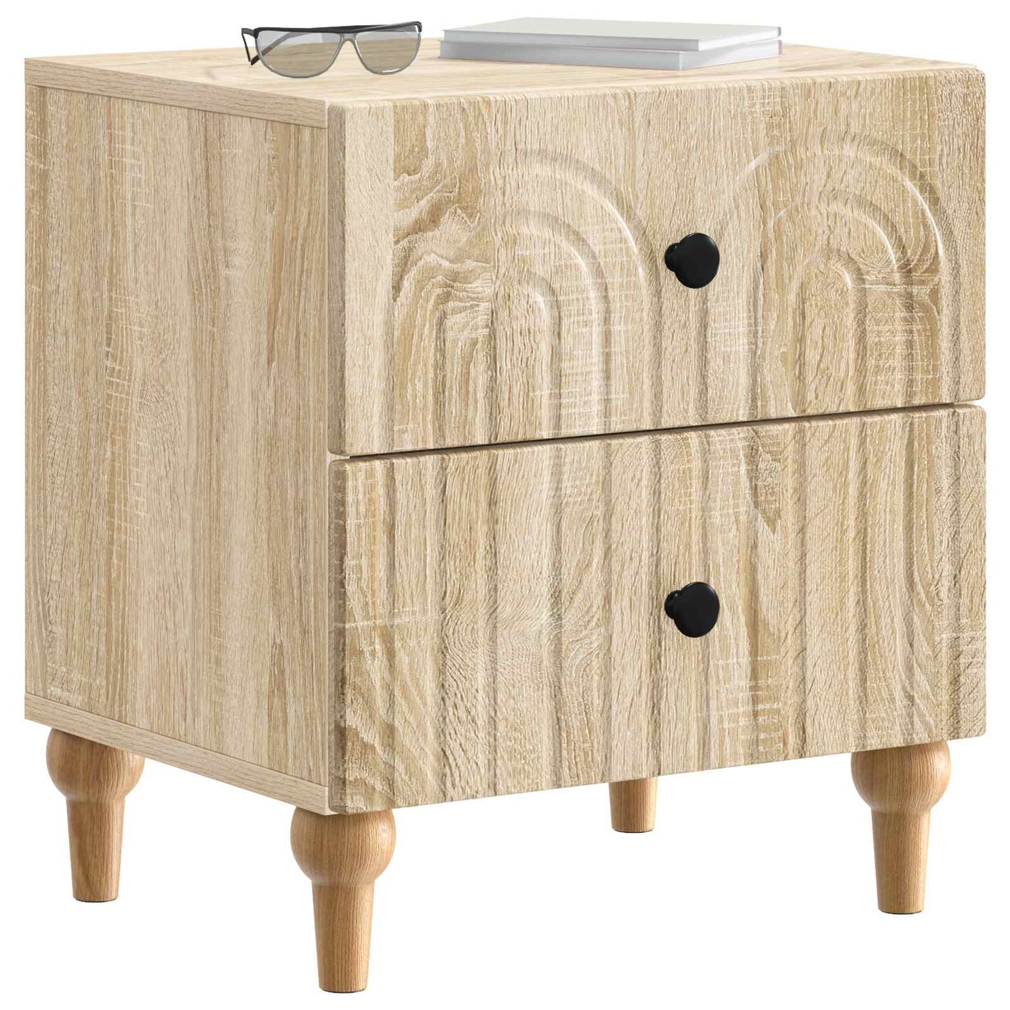 Nachttisch Sonoma-Eiche 43 x 34,5 x 48 cm Holzwerkstoff