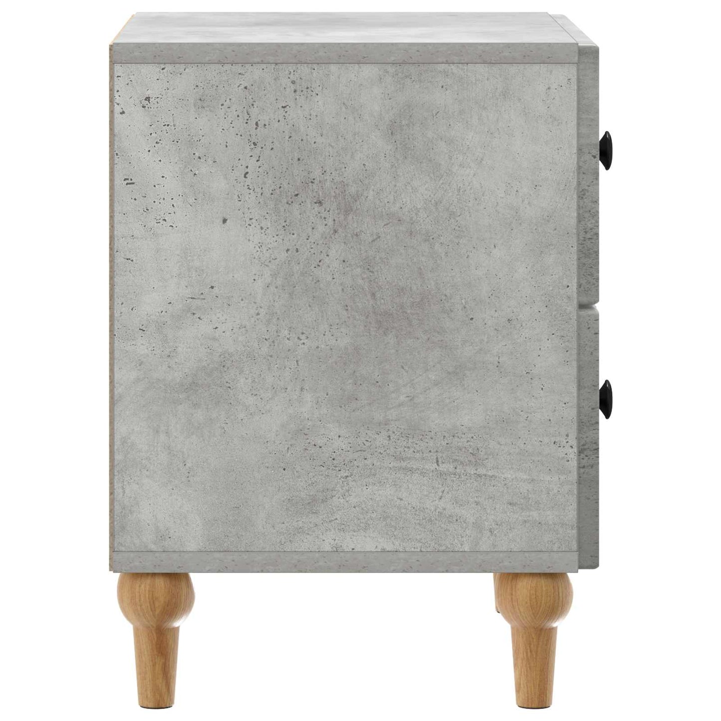 Nachttisch Betongrau 43 x 34,5 x 48 cm Holzwerkstoff