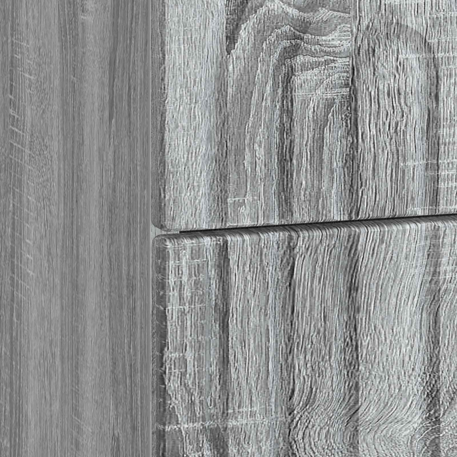 Nachttisch Graues Sonoma 43 x 34,5 x 48 cm Holzwerkstoff