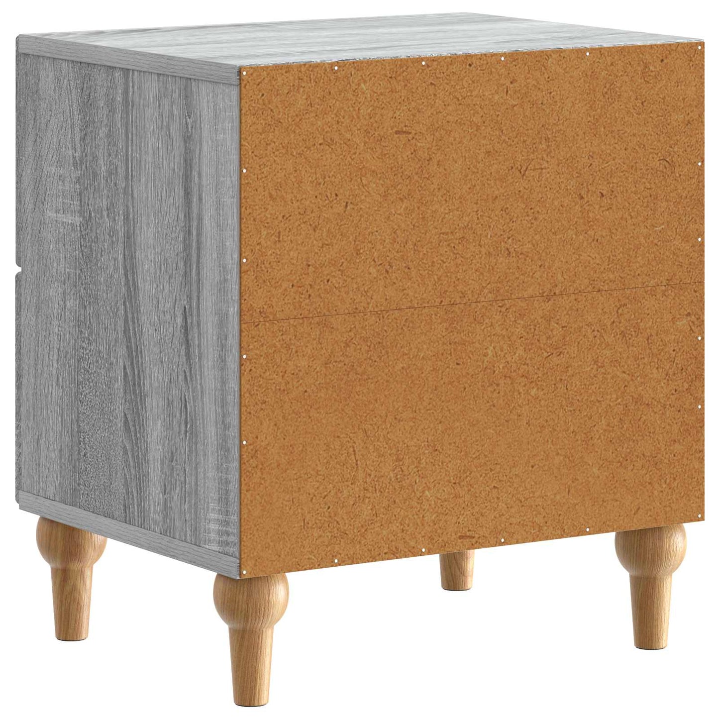 Nachttisch Graues Sonoma 43 x 34,5 x 48 cm Holzwerkstoff