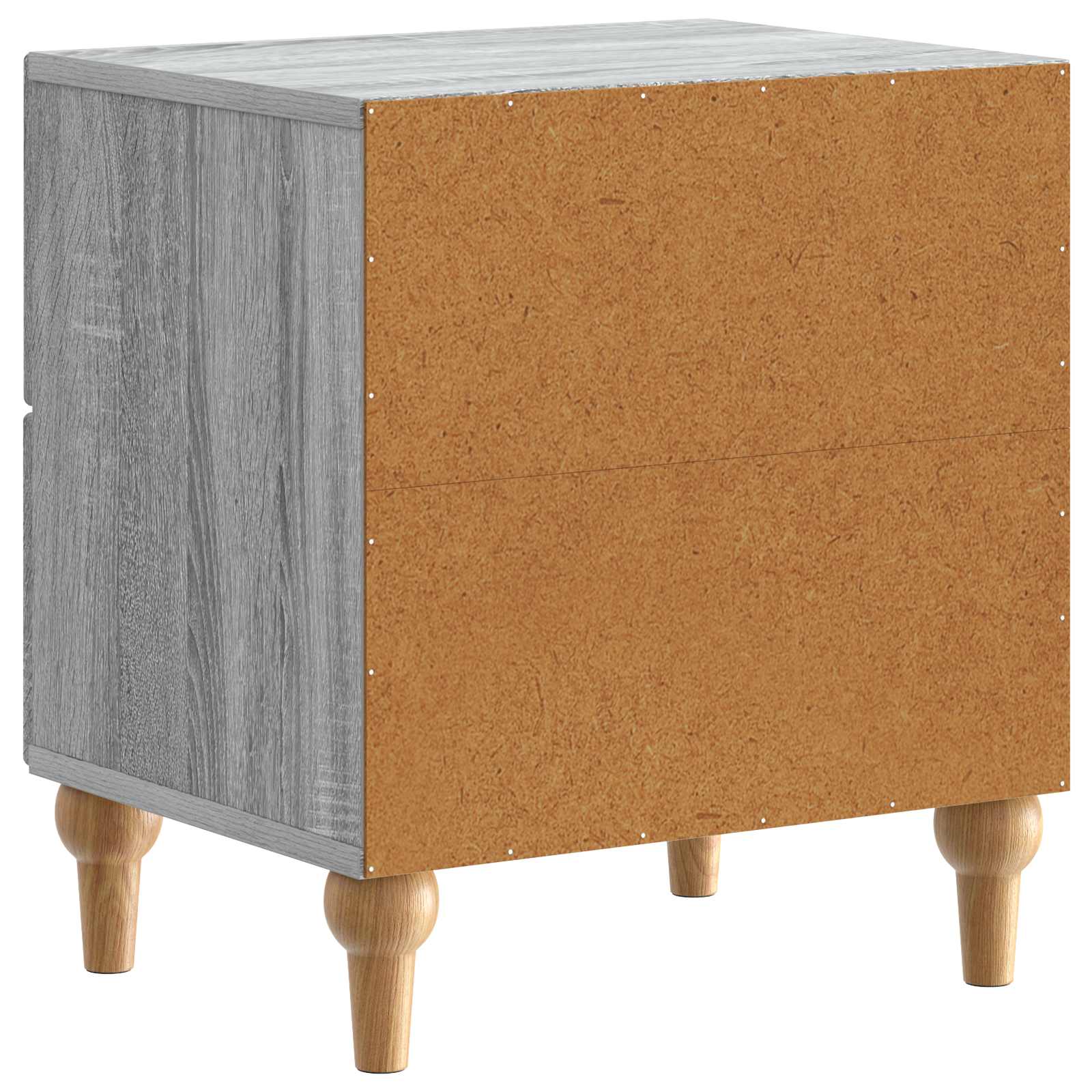 Nachttisch Graues Sonoma 43 x 34,5 x 48 cm Holzwerkstoff