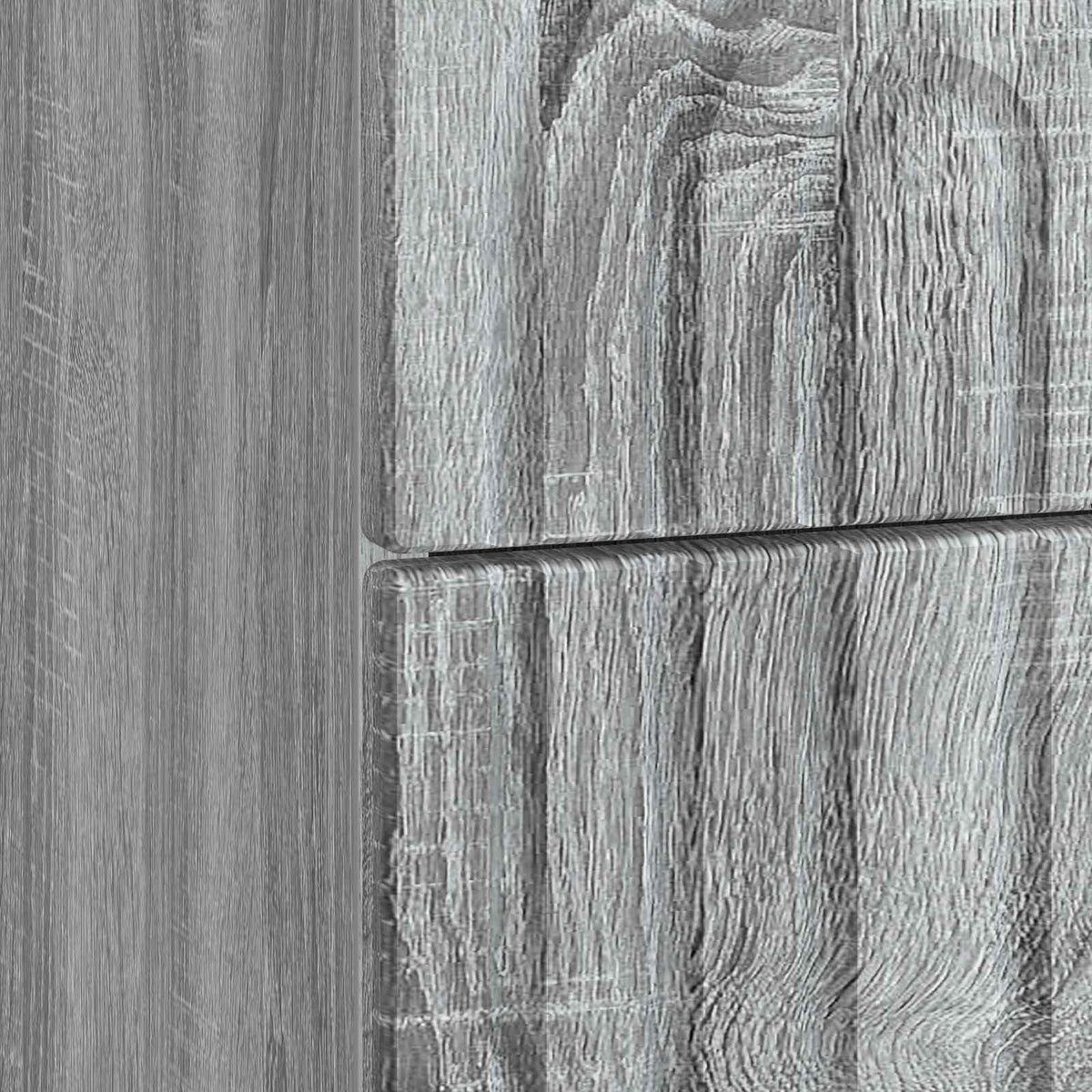 Nachttisch 2 stk. Graues Sonoma 43 x 34,5 x 48 cm Holzwerkstoff