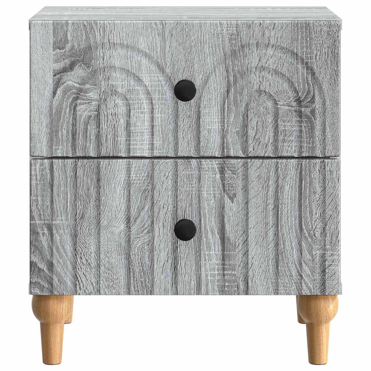 Nachttisch 2 stk. Graues Sonoma 43 x 34,5 x 48 cm Holzwerkstoff