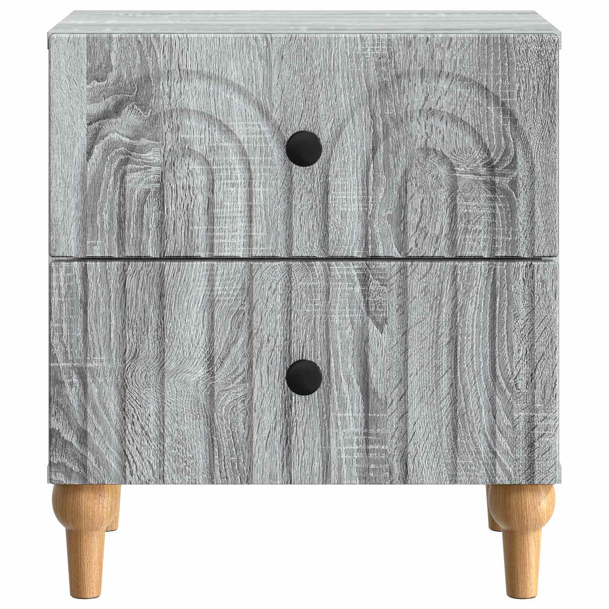 Nachttisch 2 stk. Graues Sonoma 43 x 34,5 x 48 cm Holzwerkstoff