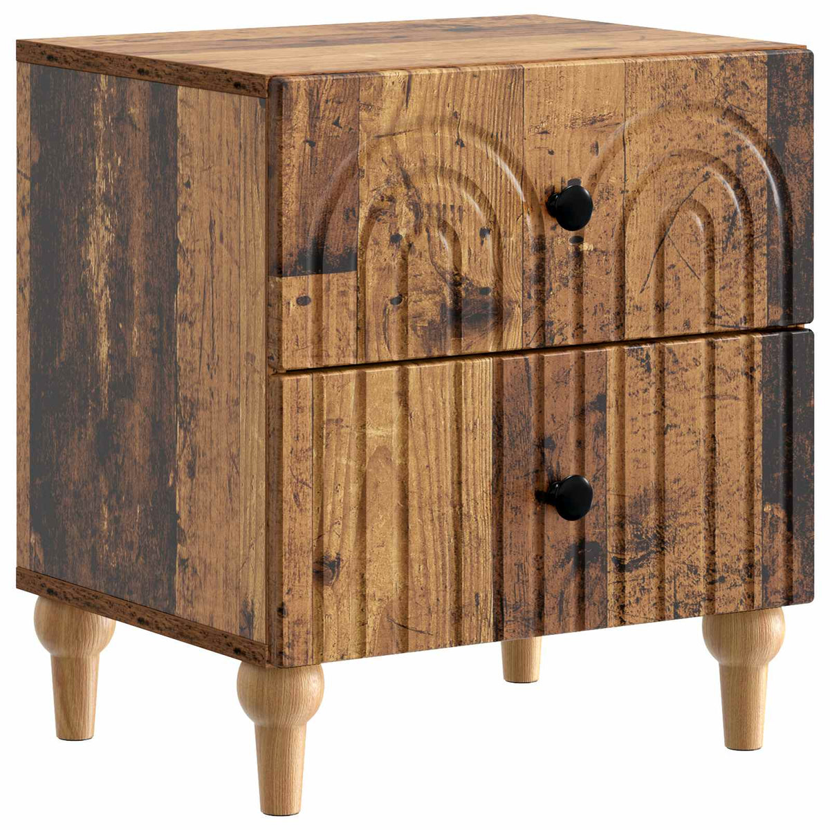 Nachttisch Altholz 43 x 34,5 x 48 cm Holzwerkstoff