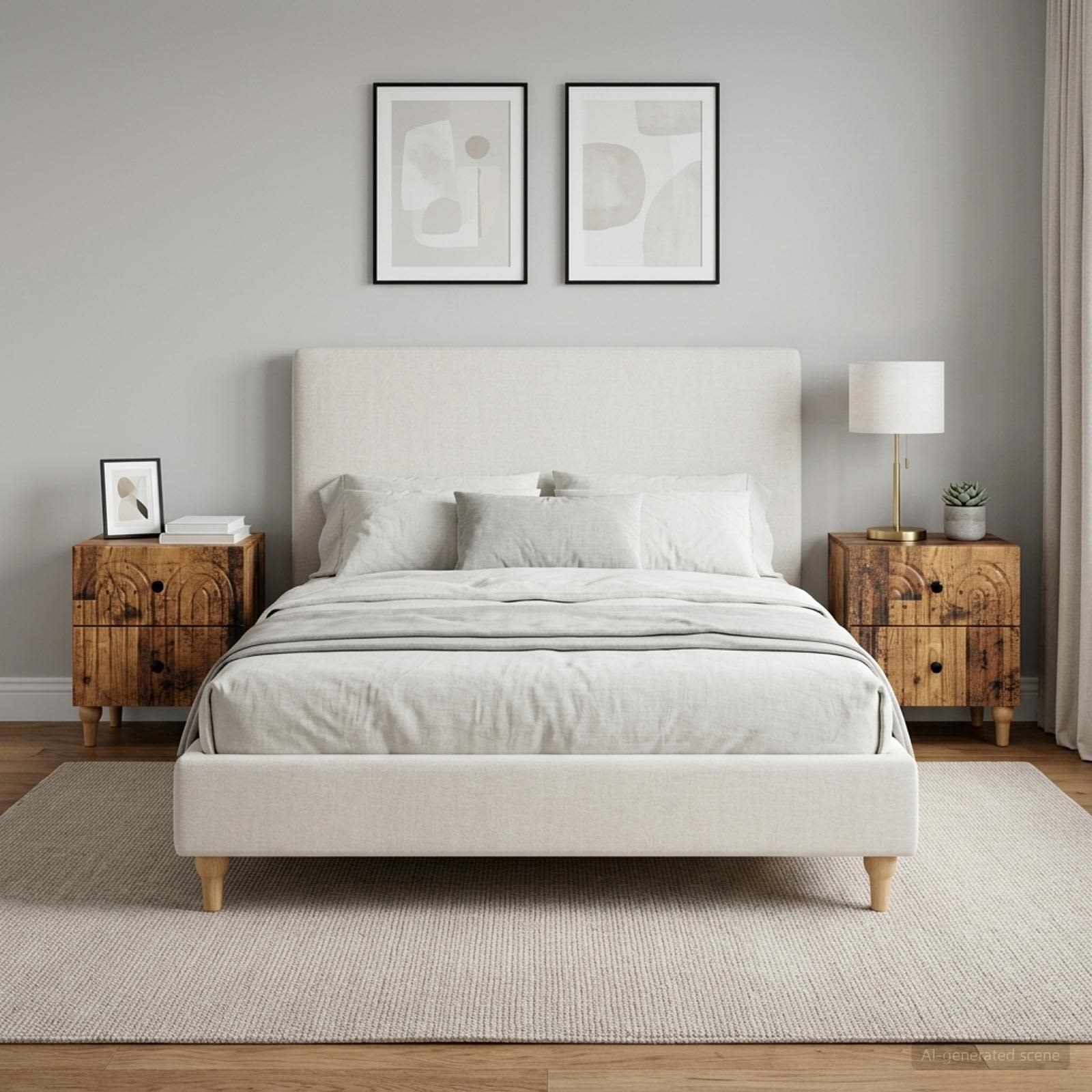 Nachttisch 2 stk. Altholz 43 x 34,5 x 48 cm Holzwerkstoff