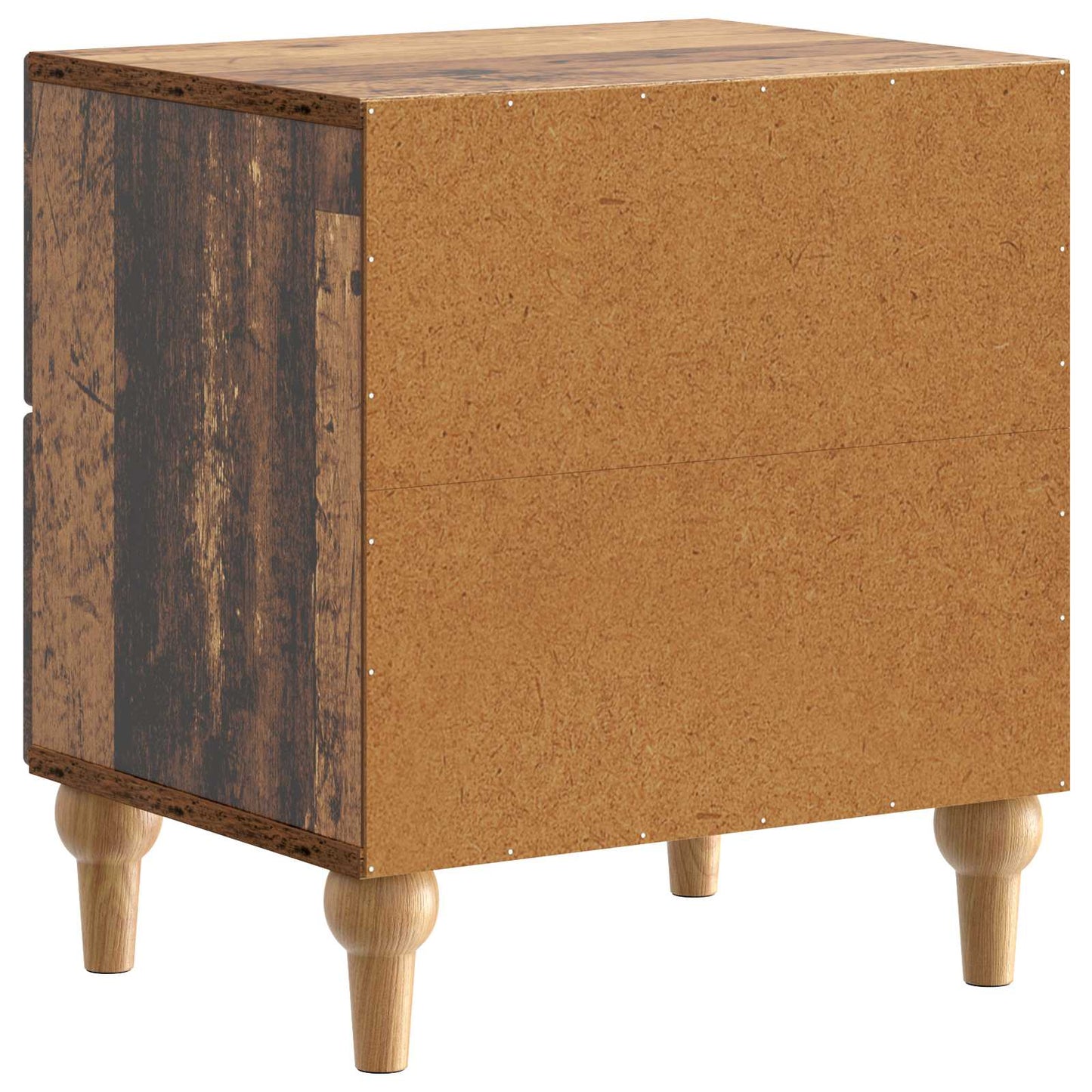 Nachttisch 2 stk. Altholz 43 x 34,5 x 48 cm Holzwerkstoff