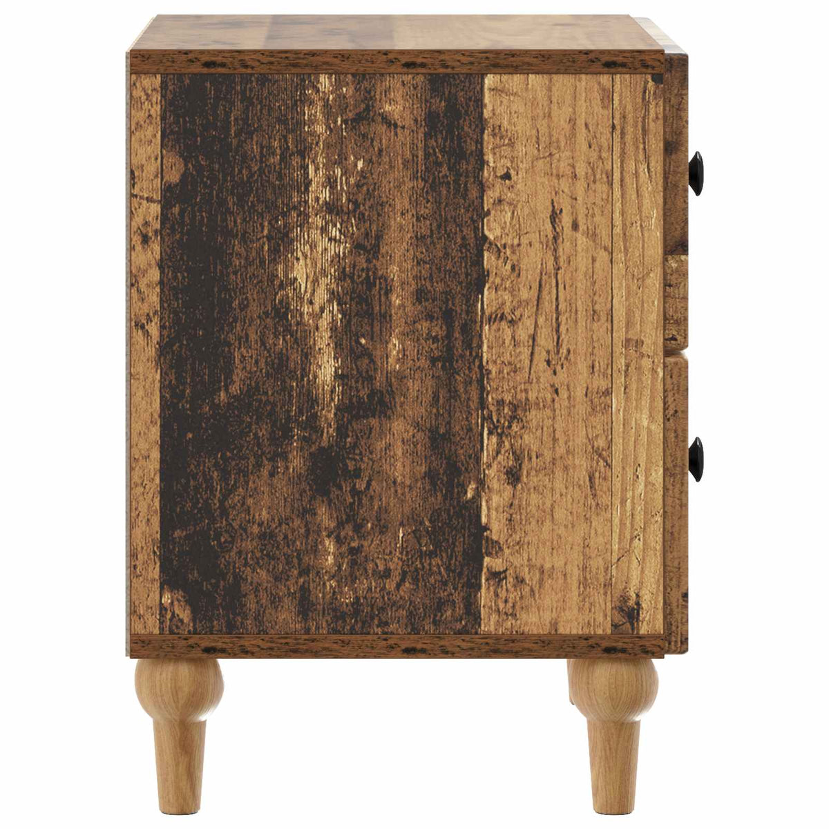 Nachttisch 2 stk. Altholz 43 x 34,5 x 48 cm Holzwerkstoff