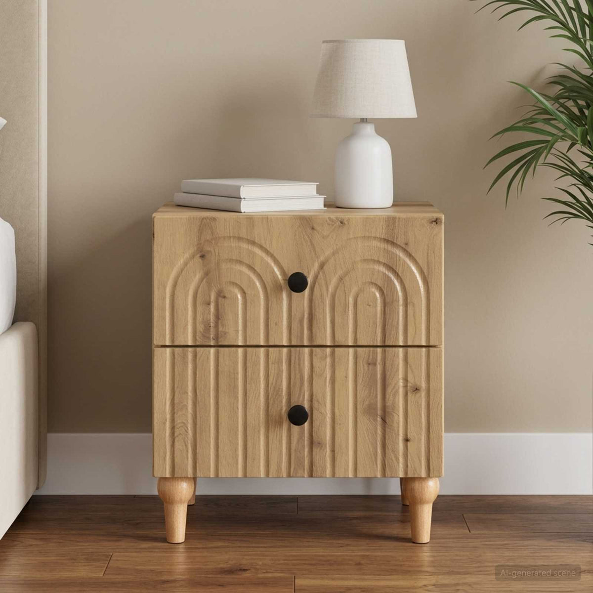 Nachttisch Artisan-Eiche 43 x 34,5 x 48 cm Holzwerkstoff