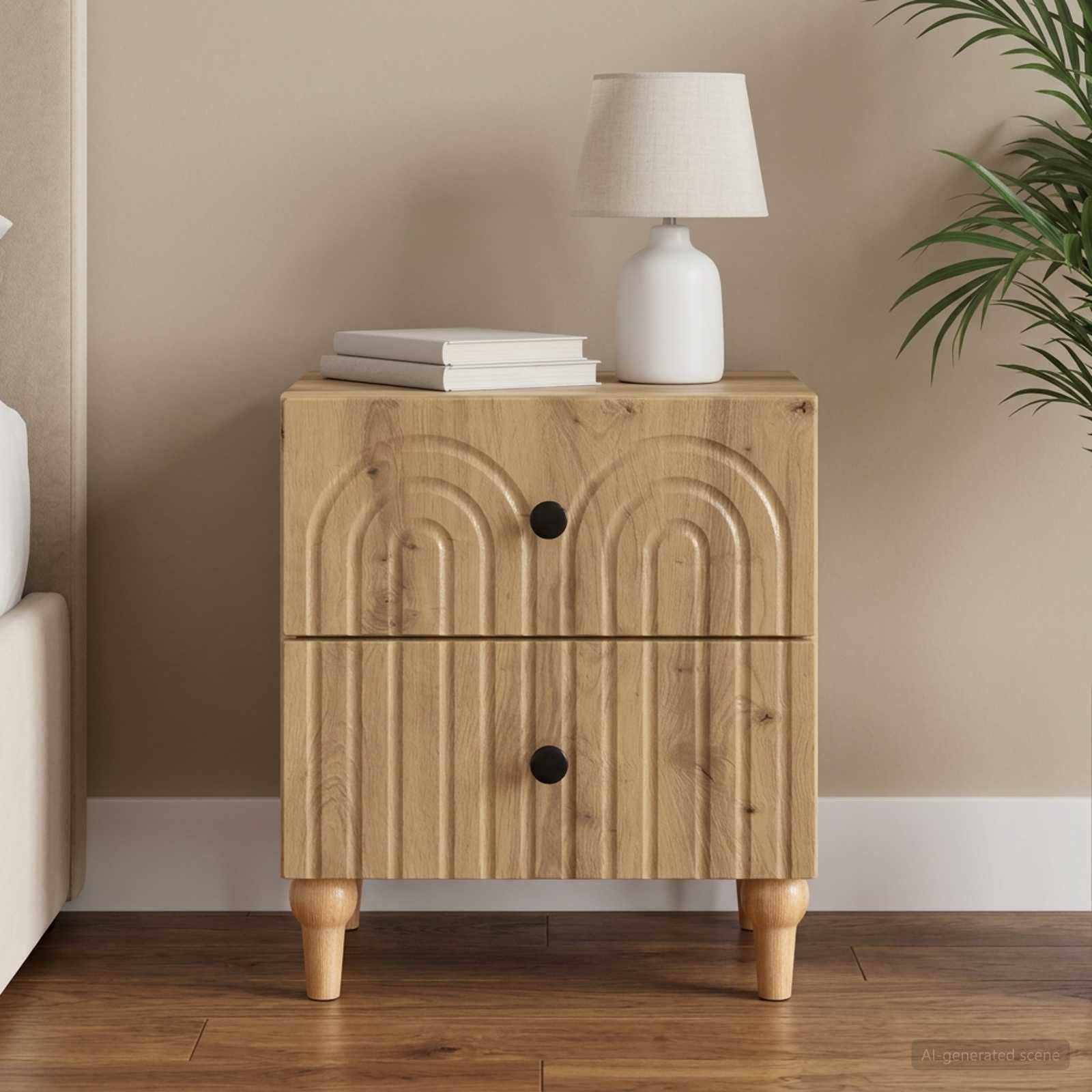 Nachttisch Artisan-Eiche 43 x 34,5 x 48 cm Holzwerkstoff