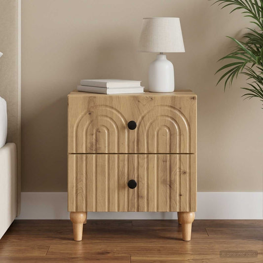 Nachttisch Artisan-Eiche 43 x 34,5 x 48 cm Holzwerkstoff