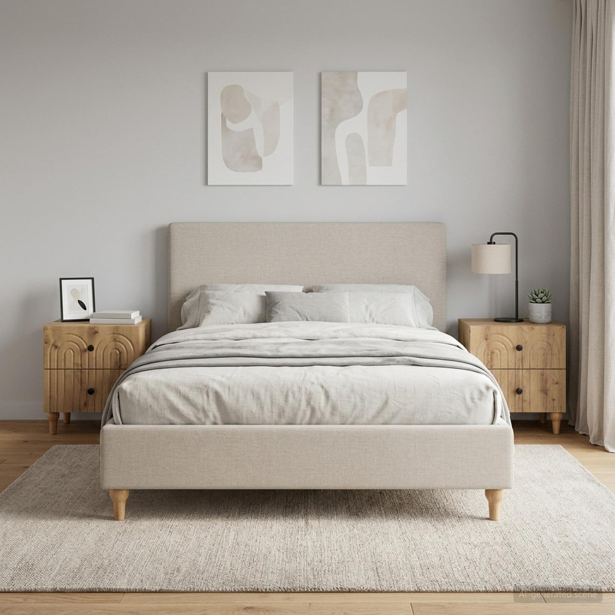 Nachttisch 2 stk. Artisan-Eiche 43 x 34,5 x 48 cm Holzwerkstoff