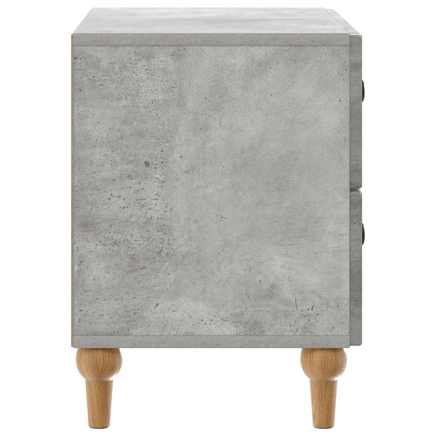 Nachttisch Betongrau 62 x 34,5 x 48 cm Holzwerkstoff