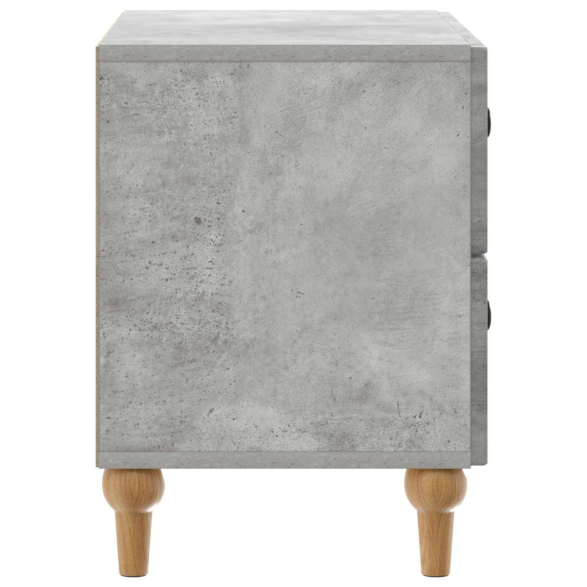 Nachttisch Betongrau 62 x 34,5 x 48 cm Holzwerkstoff