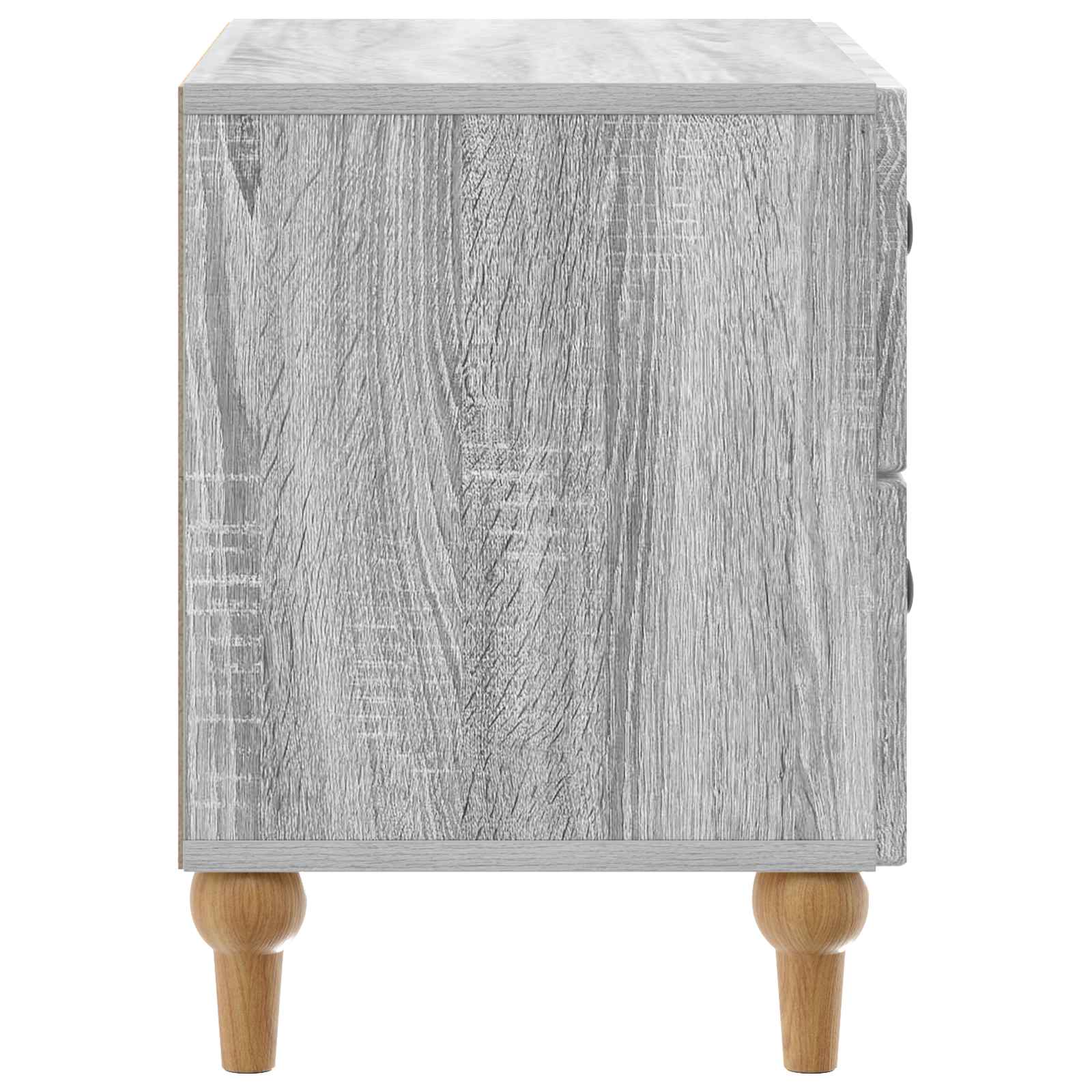 Nachttisch Graues Sonoma 62 x 34,5 x 48 cm Holzwerkstoff
