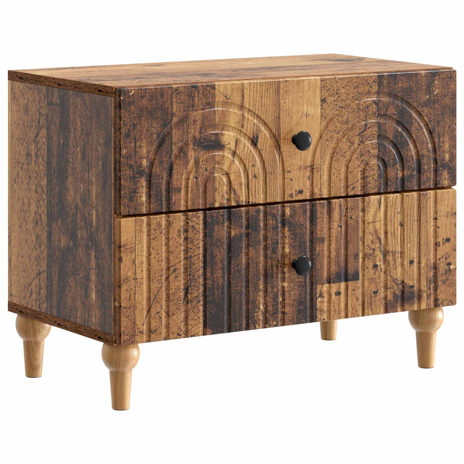 Nachttisch Altholz 62 x 34,5 x 48 cm Holzwerkstoff