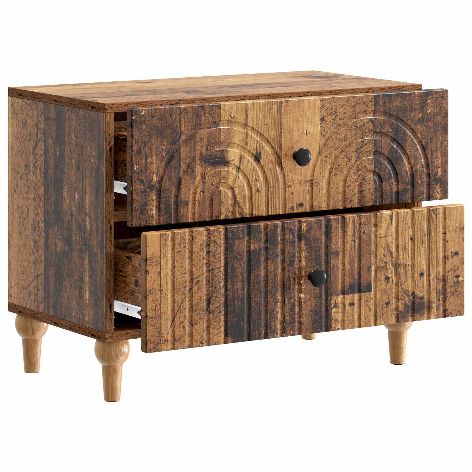 Nachttisch Altholz 62 x 34,5 x 48 cm Holzwerkstoff