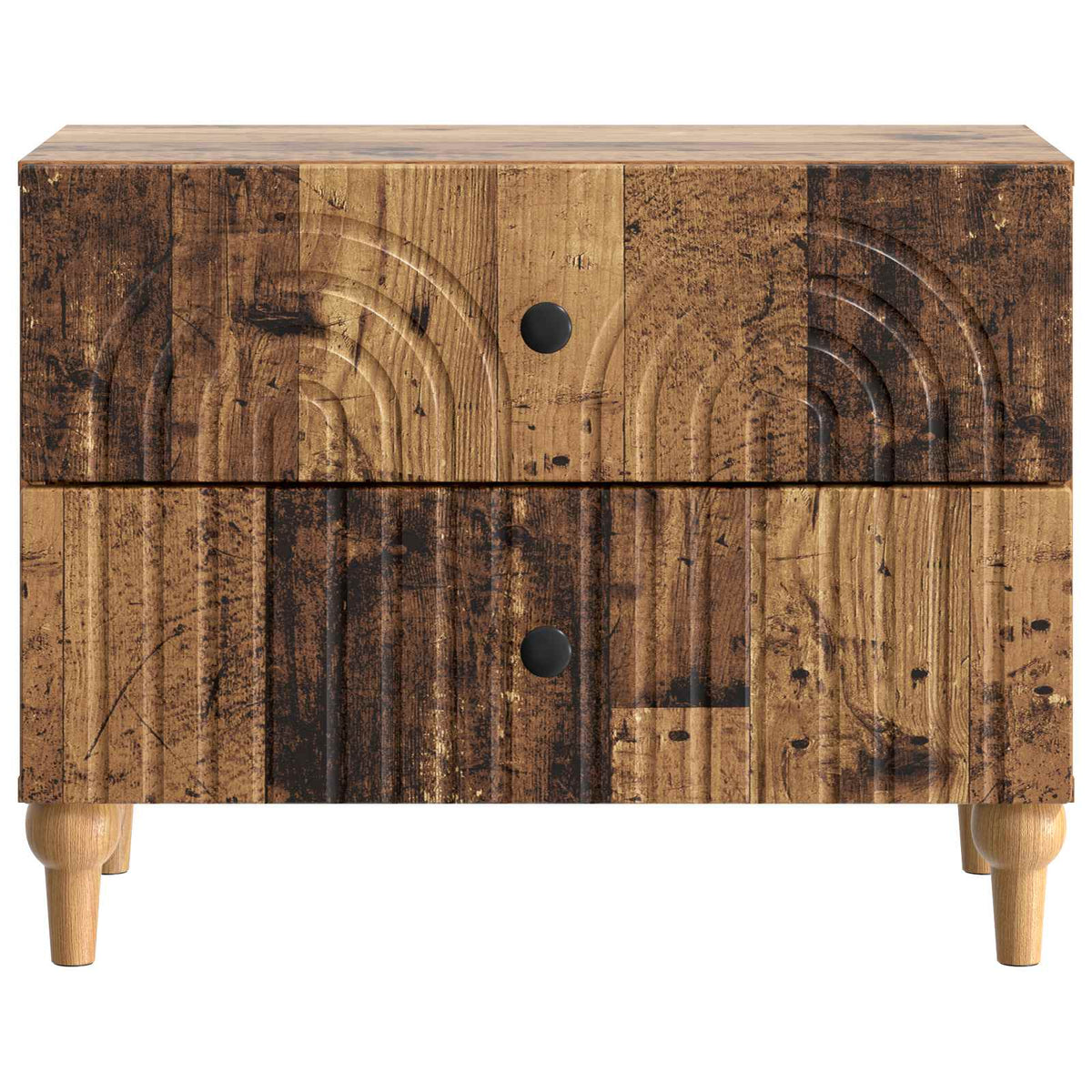 Nachttisch Altholz 62 x 34,5 x 48 cm Holzwerkstoff