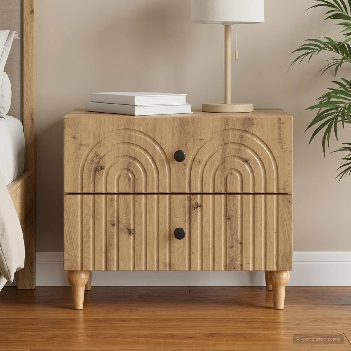 Nachttisch Artisan-Eiche 62 x 34,5 x 48 cm Holzwerkstoff