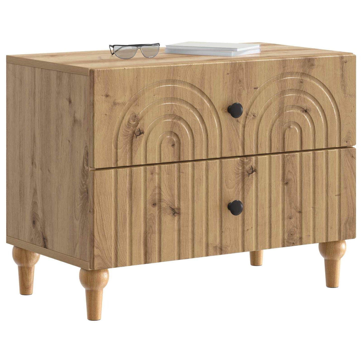 Nachttisch Artisan-Eiche 62 x 34,5 x 48 cm Holzwerkstoff