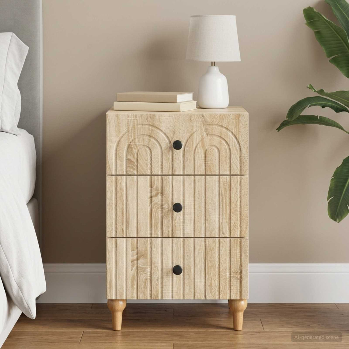 Nachttisch Sonoma-Eiche 43 x 41 x 66,5 cm Holzwerkstoff