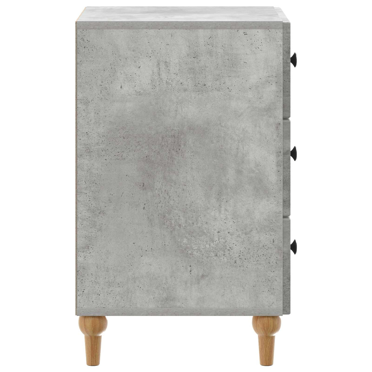 Nachttisch Betongrau 43 x 41 x 66,5 cm Holzwerkstoff