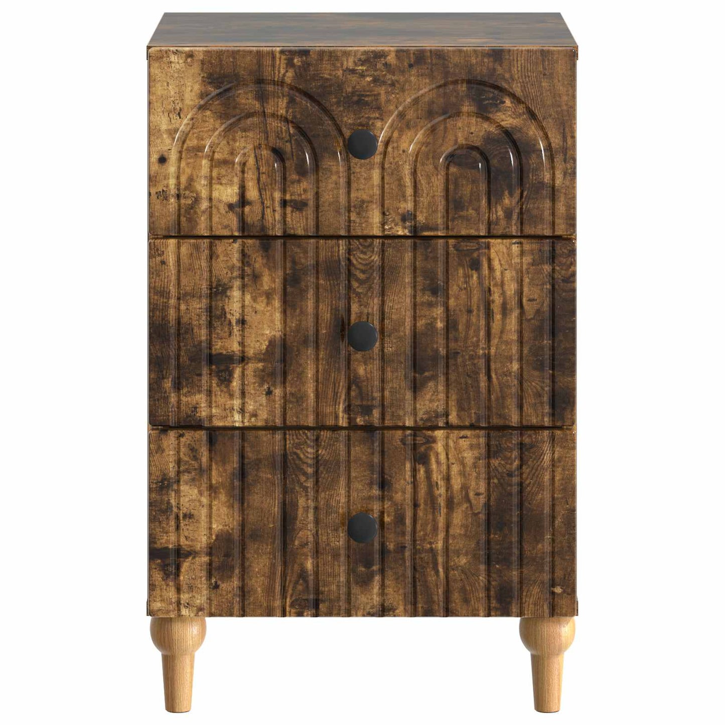 Nachttisch Räuchereiche 43 x 41 x 66,5 cm Holzwerkstoff