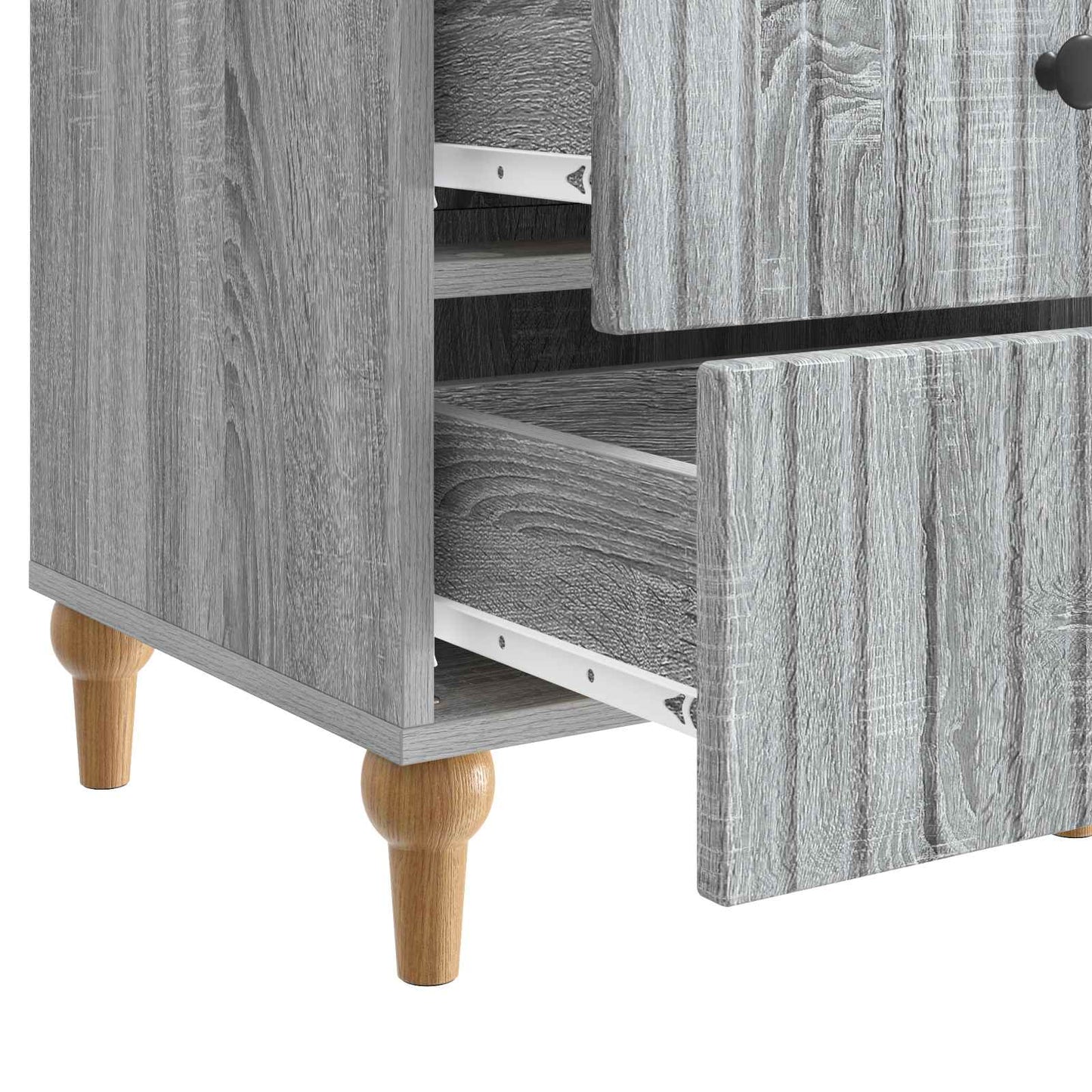 Nachttisch Sonoma-Grau 43 x 41 x 66,5 cm Holzwerkstoff