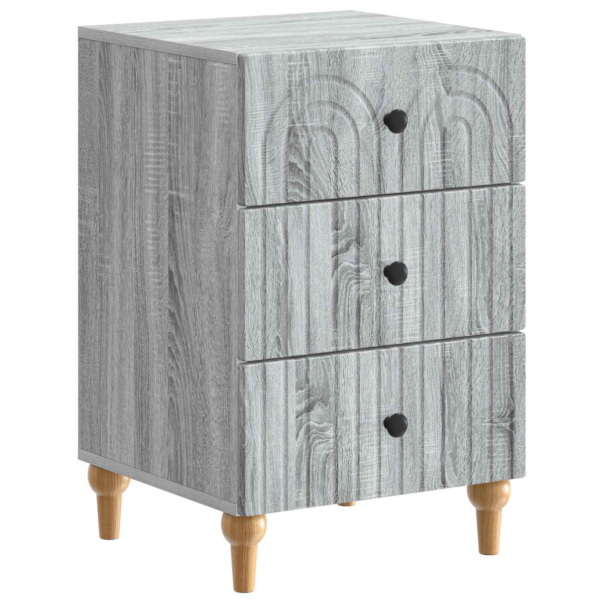 Nachttisch Sonoma-Grau 43 x 41 x 66,5 cm Holzwerkstoff