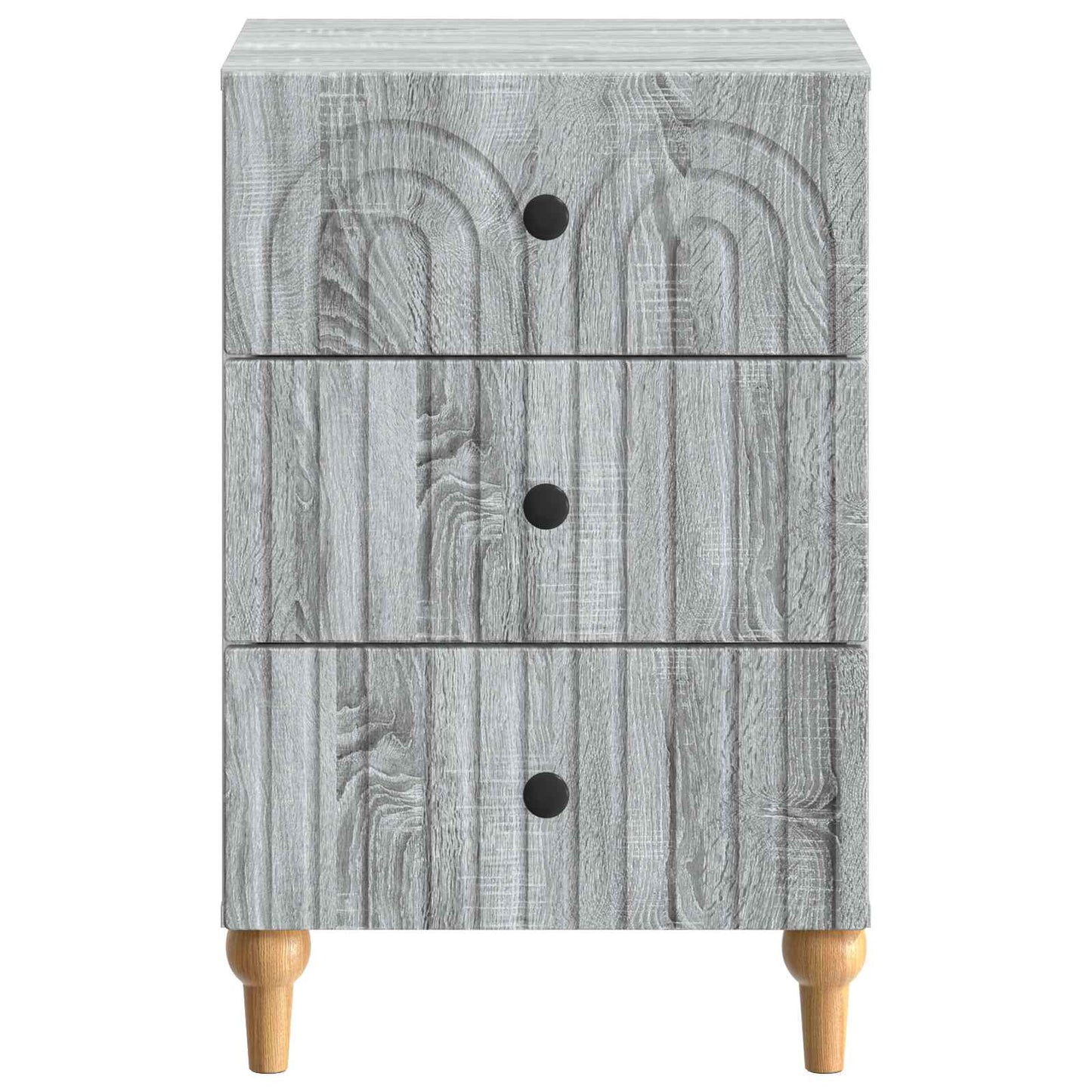 Nachttisch Sonoma-Grau 43 x 41 x 66,5 cm Holzwerkstoff