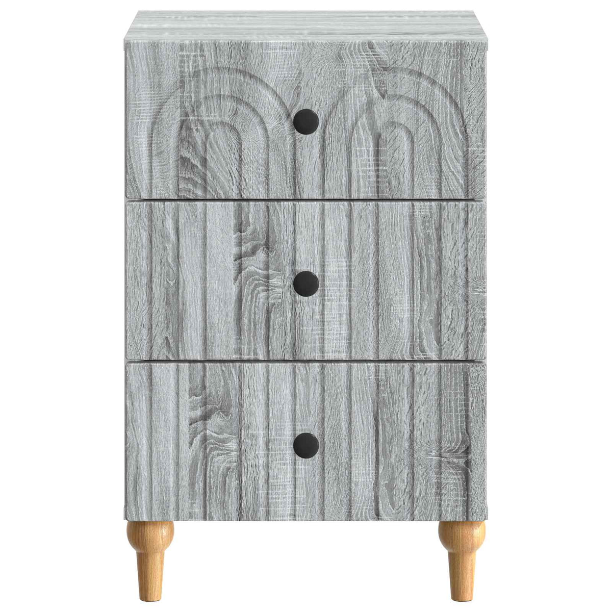 Nachttisch Sonoma-Grau 43 x 41 x 66,5 cm Holzwerkstoff