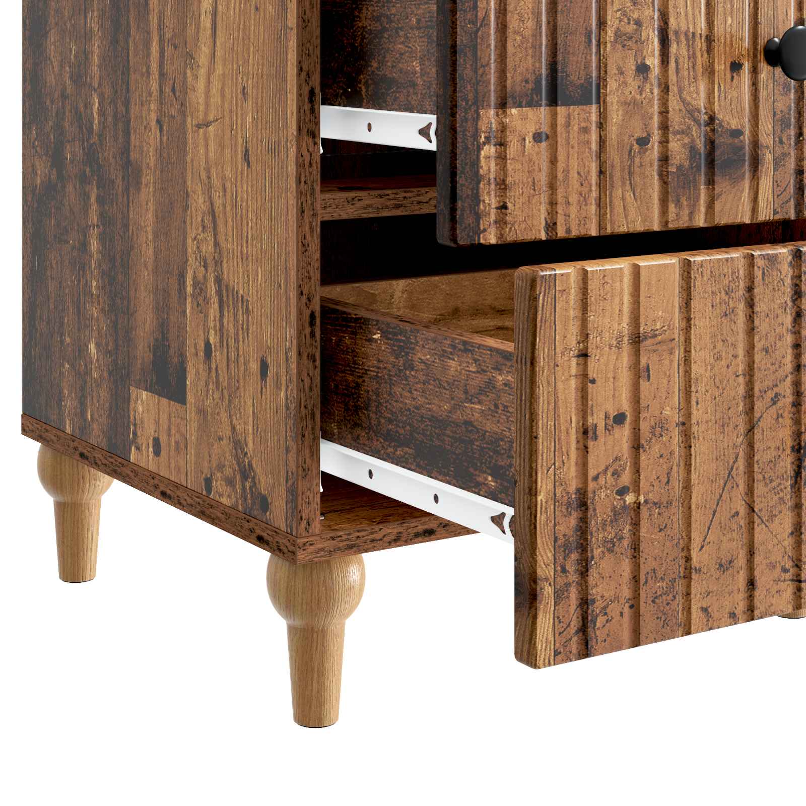 Nachttisch Altholz 43 x 41 x 66,5 cm Holzwerkstoff