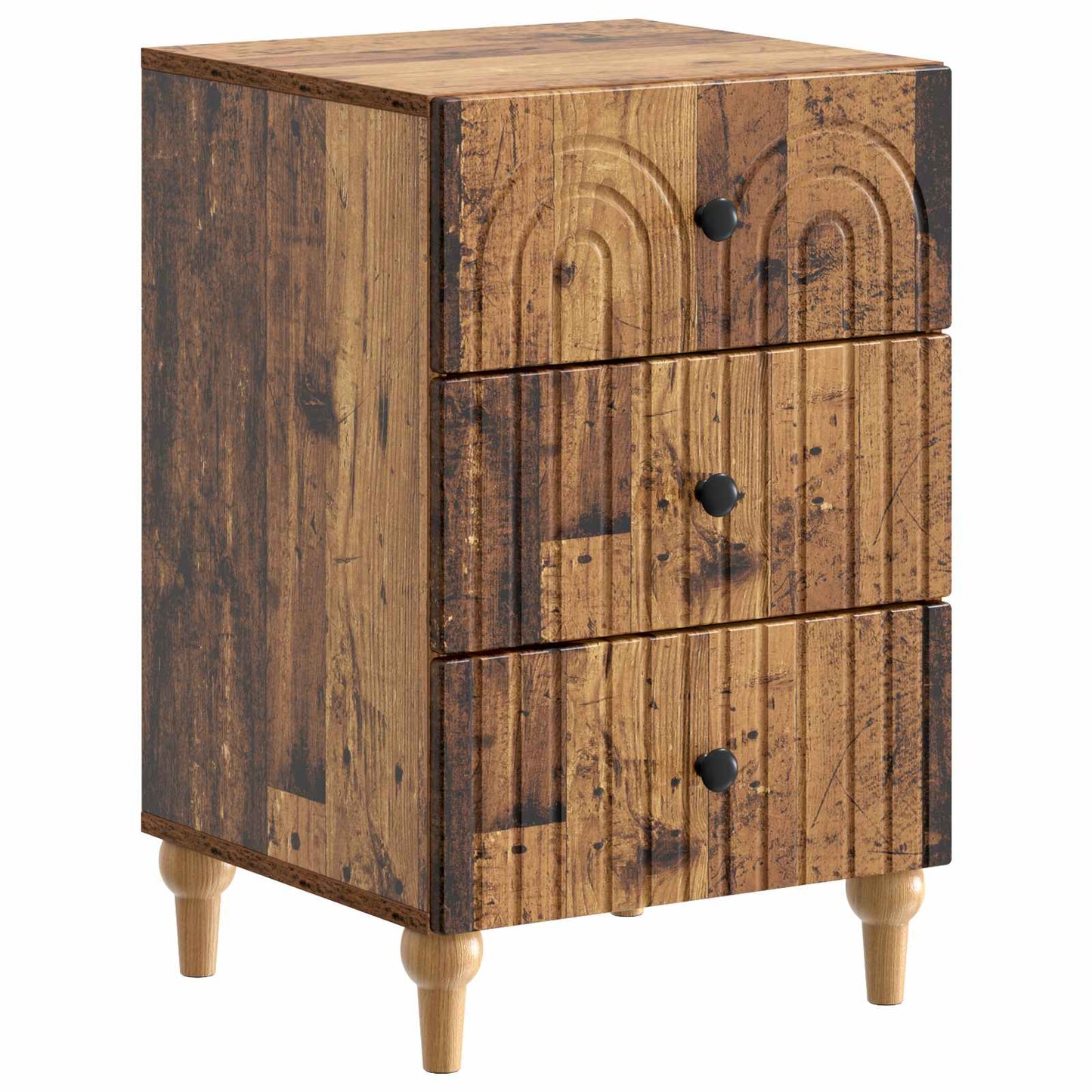 Nachttisch Altholz 43 x 41 x 66,5 cm Holzwerkstoff