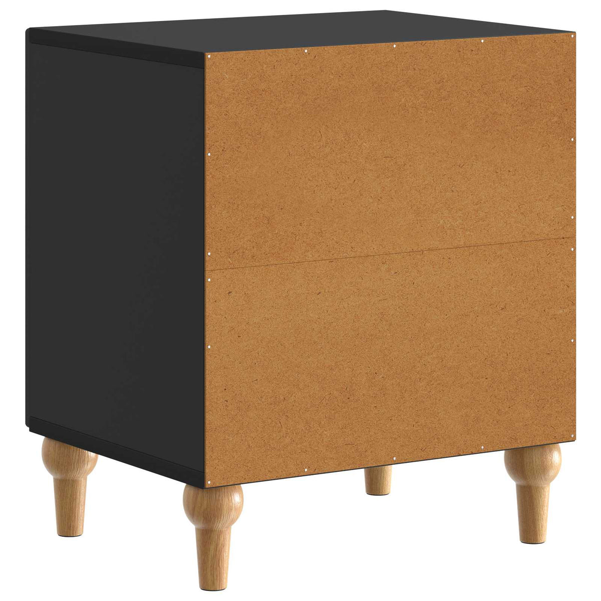 Nachttisch 2 stk. Schwarz 43 x 34,5 x 50 cm Holzwerkstoff