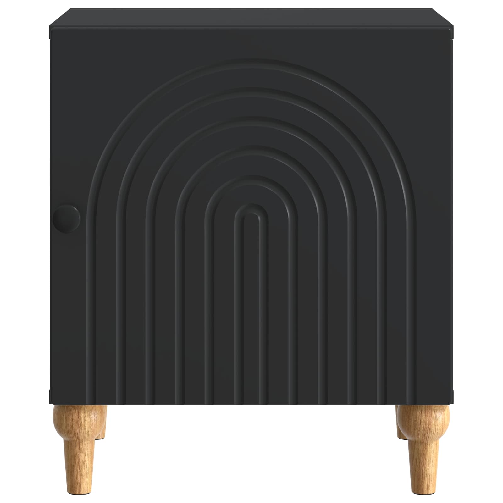 Nachttisch 2 stk. Schwarz 43 x 34,5 x 50 cm Holzwerkstoff