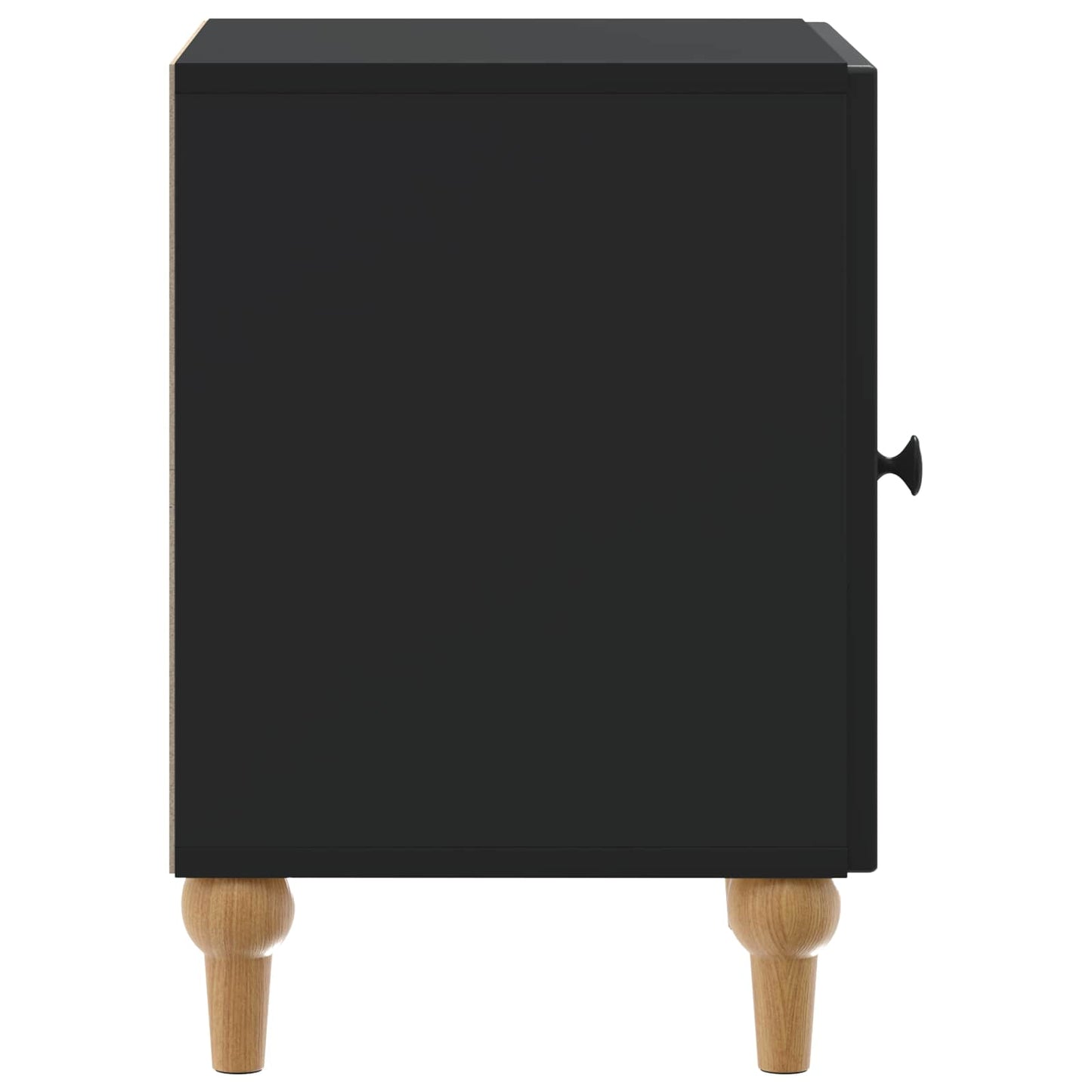 Nachttisch 2 stk. Schwarz 43 x 34,5 x 50 cm Holzwerkstoff