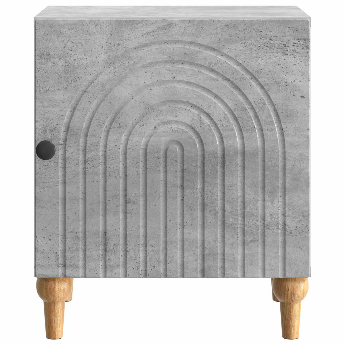 Nachttisch Betongrau 43 x 34,5 x 50 cm Holzwerkstoff