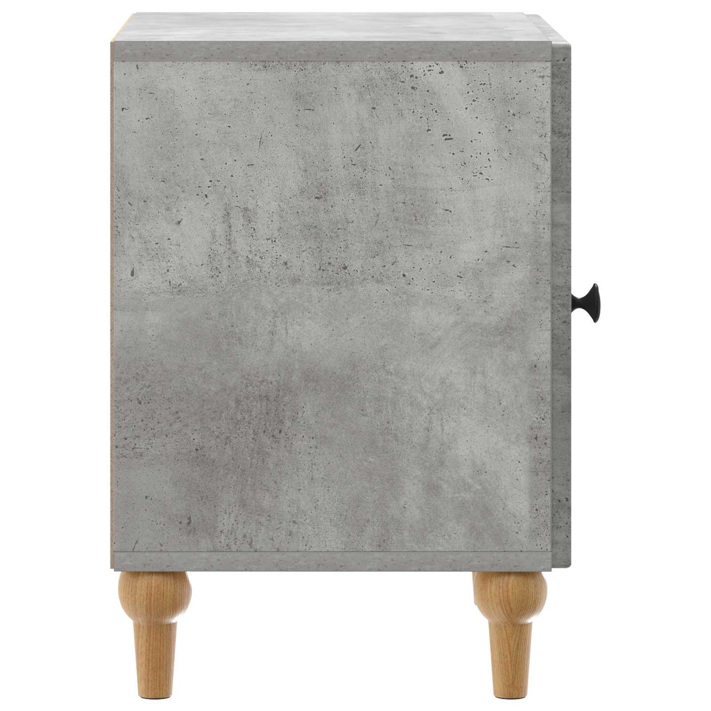 Nachttisch 2 stk. Betongrau 43 x 34,5 x 50 cm Holzwerkstoff