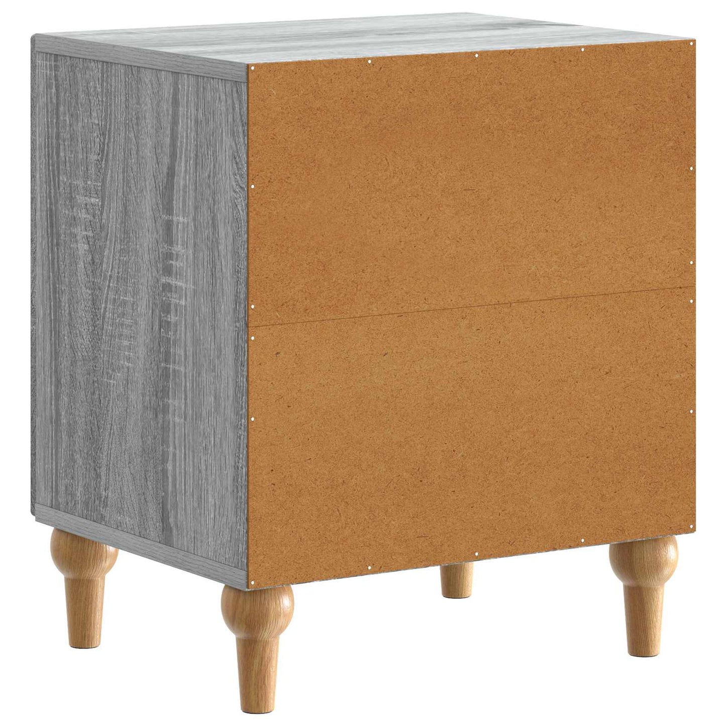 Nachttisch 2 stk. Graues Sonoma 43 x 34,5 x 50 cm Holzwerkstoff