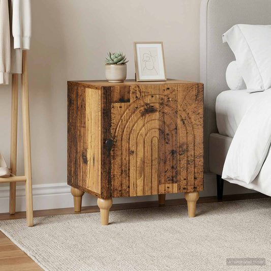 Nachttisch 2 stk. Altholz 43 x 34,5 x 50 cm Holzwerkstoff