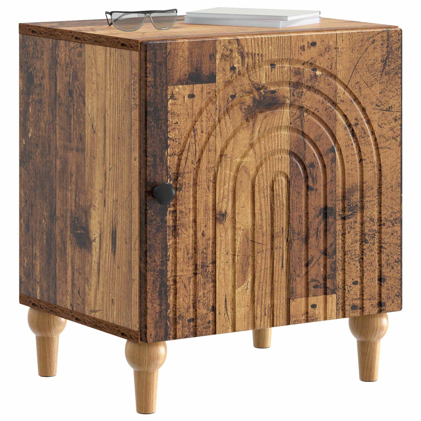 Nachttisch 2 stk. Altholz 43 x 34,5 x 50 cm Holzwerkstoff