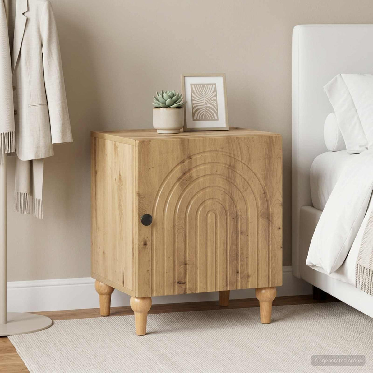 Nachttisch 2 stk. Artisan-Eiche 43 x 34,5 x 50 cm Holzwerkstoff