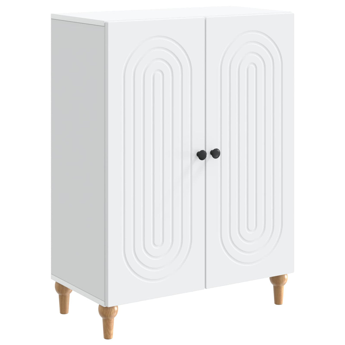 Sideboard Weiß 66 x 34,5 x 90 cm Holzwerkstoff