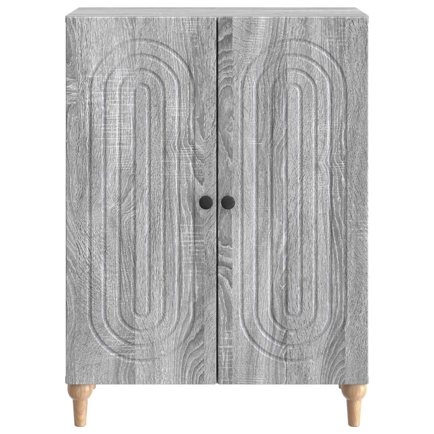 Sideboard Sonoma-Grau 66 x 34,5 x 90 cm Holzwerkstoff