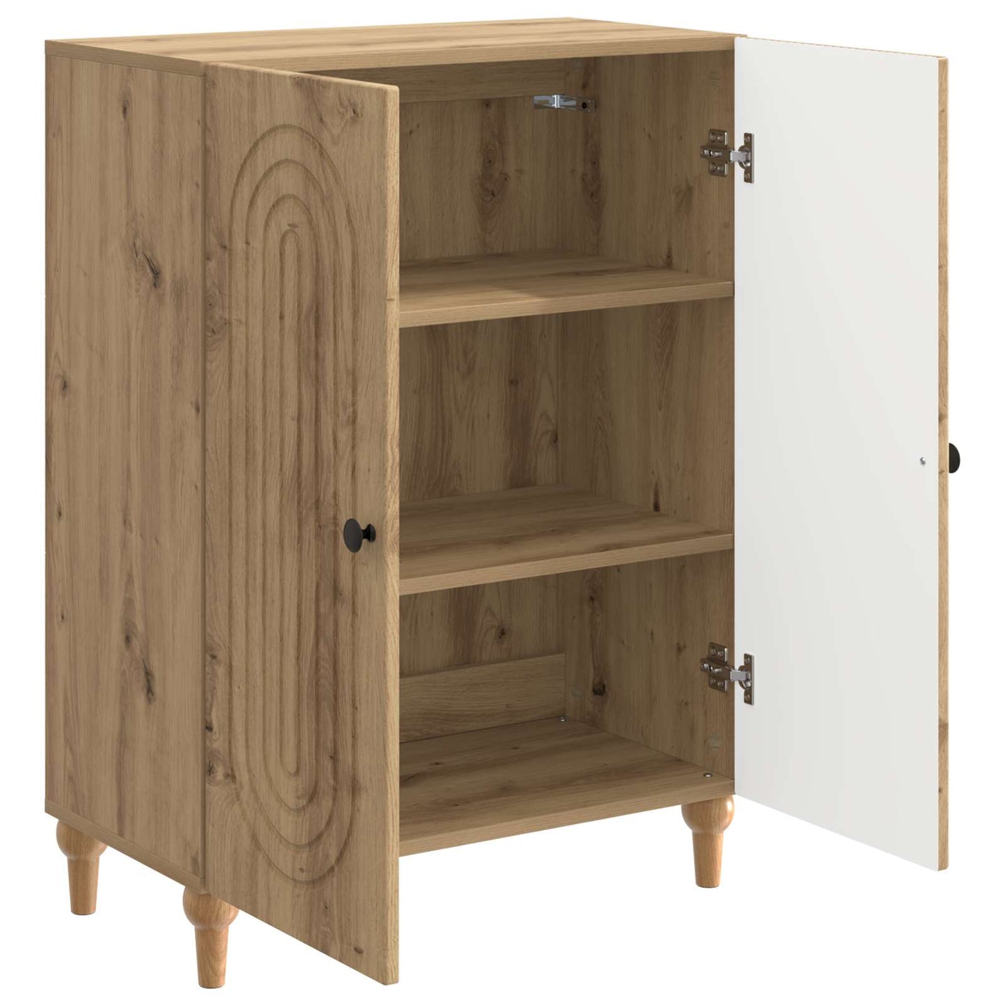Sideboard Artisan-Eiche 66 x 34,5 x 90 cm Holzwerkstoff